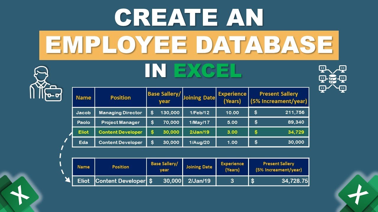 How to Create an Employee Database in Excel