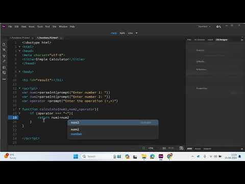 Javascript Tutorial 11 Functions If Else If Else