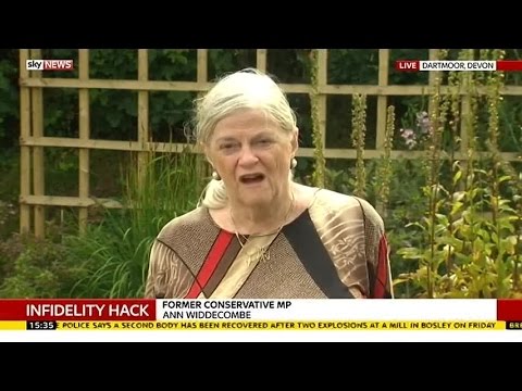 Ann Widdecombe On Infidelity Website Hack