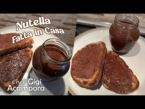 NUTELLA FATTA IN CASA PRONTA IN SOLO 5 MINUTI - RICETTA FACILISSIMA E OTTIMA COME L'ORIGINALE