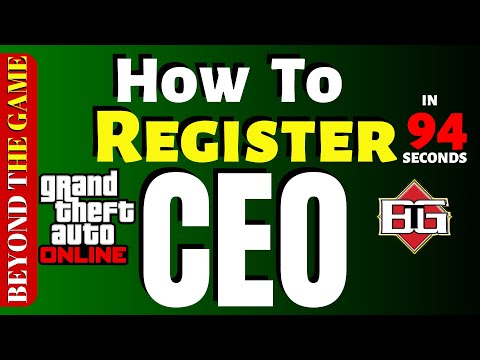 How To Register As Ceo Gta Online Detailed Login Instructions Loginnote