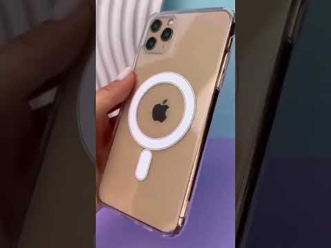 Чехол для iPhone 12 Pro Max силиконовый, прозрачный бампер Transparent SPACE MagSafe Drop Protection - фото 1 - id-p2877963545