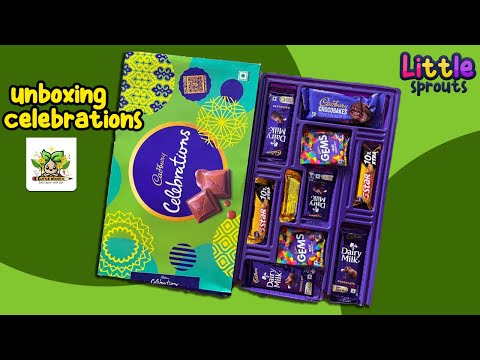Unboxing of Cadbury Celebrations assorted chocolate box