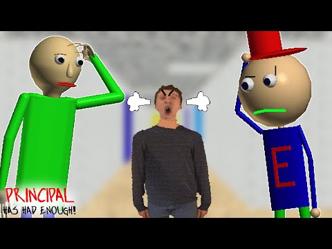 Why is the principal so mad at me and baldi? | Baldi's Basics Mod.