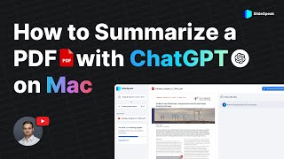 How to Summarize a PDF with ChatGPT on Mac