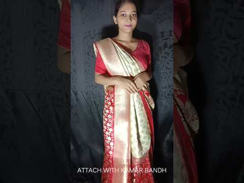 HOW TO WEAR ATPOURE SAREE ...?? #art #artist #viral #saree #traditional