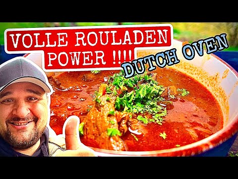 GRILL ROULADEN POT in the DUTCH OVEN grill PARTY RECIPE --- Klaus grills