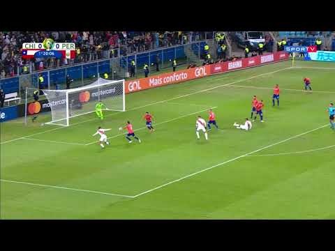 Gol de Edison  Flores  Chile vs Perú 0 1   Edison Flores   goal  Copa América 2019