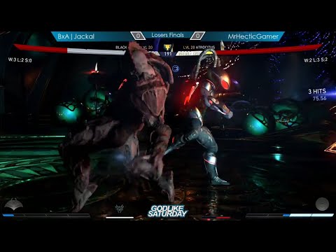 Godlike Saturday Midwest Monthly Injustice 2 Top 8 (BxA Jackal) vs (MrHecticGamer)