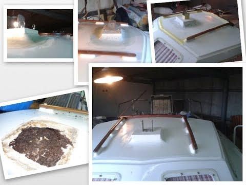 Restoration GFK Boot Jolle Flying Fox Dach - Jouet 17 Foxtrot