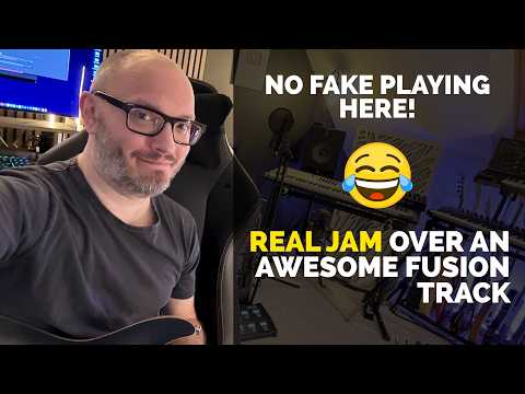 No Fake Playing HERE! Jamming over a fantastic fusion track!