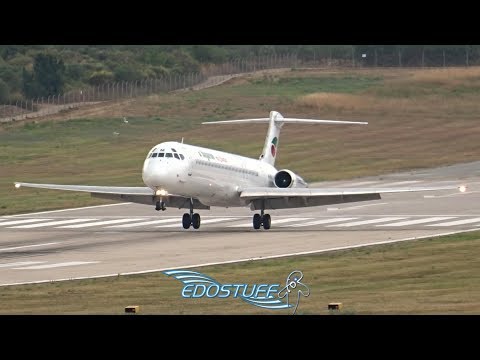 MADDOG MD-82 Landing - Bulgarian Air Charter - Split Airport LDSP/SPU