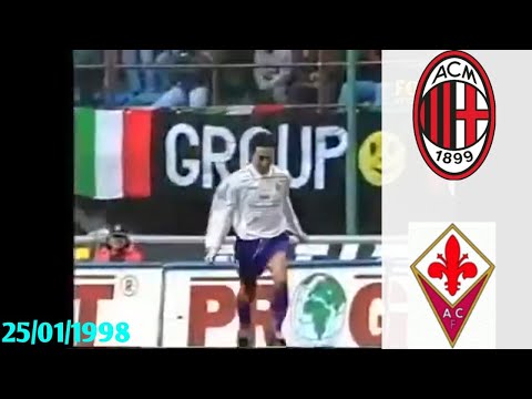 A.C Milan vs Fiorentina 25/01/1998 ● Serie A 1997/1998 (M17)