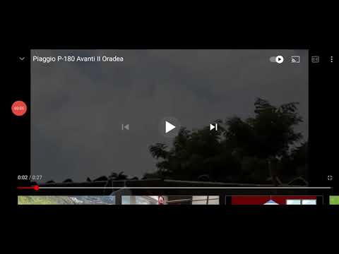 FLYOVER  piaggio avanti 180 D4-TIC (22/01/2021)