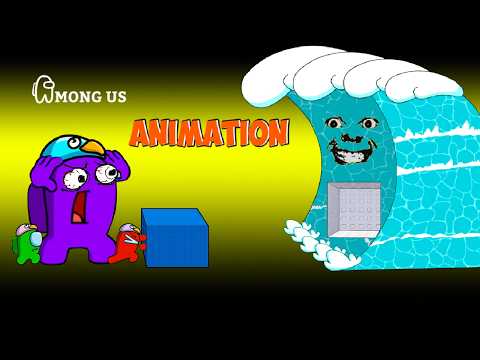 [어몽어스 Among Us] Escape COLOR MATCH Roblox VS. Tsunami for Brainrot - AMONG US FUNNY ANIMATION