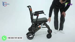 Jetty JT-308 Hafif Akülü Tekerlekli Sandalye Kurulumu | Kullanıma Hazı
