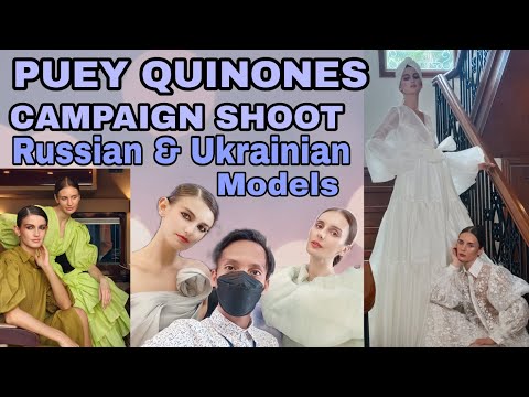 PUEY QUINONES CAMPAIGN SHOOT | BEHIND THE SCENE | RUSSIAN & UKRAINIAN MODEL | Jhay Pizarra