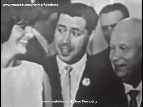 June 3, 1961 - President John F. Kennedy and Jacqueline at gala dinner in Schönbrunn Palace, Vienna