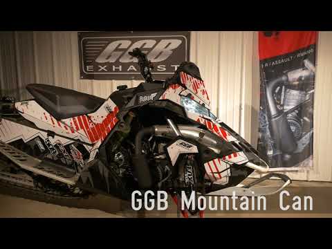 Polaris Snowmobile Can Comparison Stock vs GGB Mountain Can