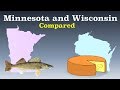 Minnesota and Wisconsin Compared