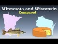 Minnesota And Wisconsin Compared
