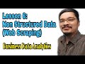 BDA - Lesson 6: Non Structured Data (Web Scraping) BDA - Lesson 6: Non Structured Data (Web Scraping)