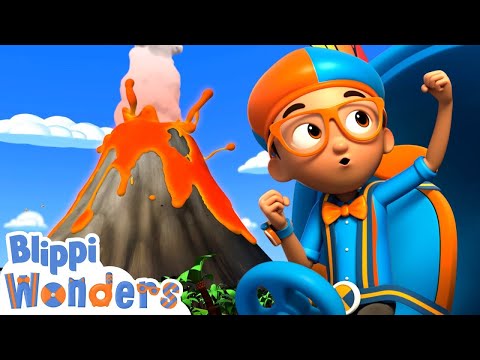 Blippi Yanardağları Keşfediyor - BLİPPİ WONDERS | Blippi Türkçe - Çocuklar için Eğitici Videolar
