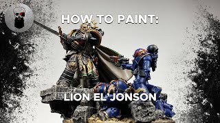 Contrast+ How to Paint: Dark Angels Primarch Lion El&#39;Jonson