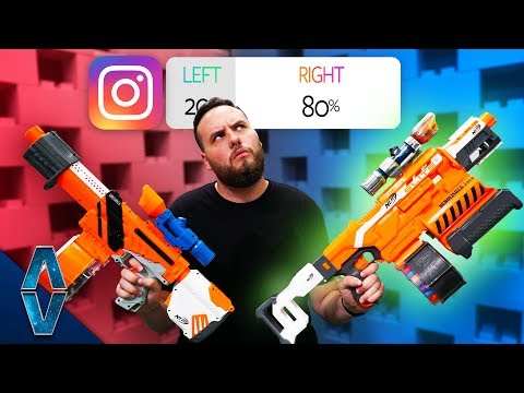 Instagram Picks Our Blasters! NERF Build-Your-Weapon Challenge!!