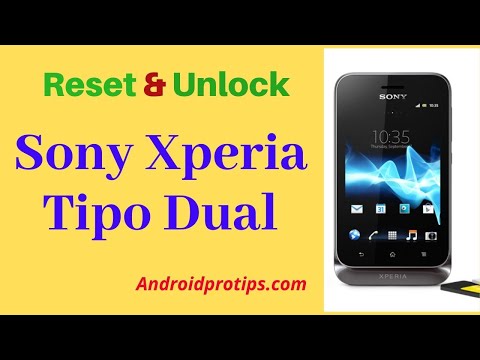 How to Reset & Unlock Sony Xperia Tipo Dual