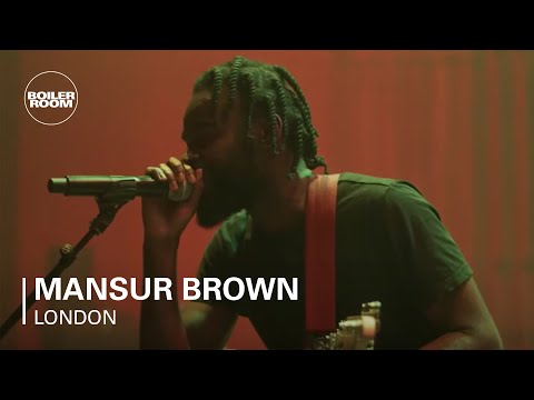 Mansur Brown | Boiler Room x Barbican London | Live Set