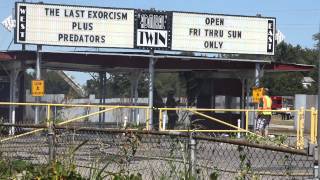 Admiral Twin Drive-In Fire