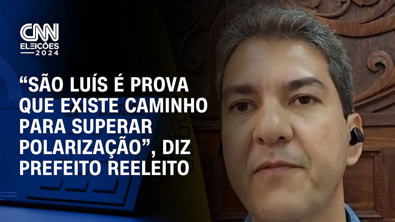 “São Luís é prova que existe caminho para superar polarização”, diz prefeito reeleito | LIVE CNN