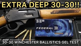 DEEP PENETRATION! 30-30 Winchester Federal PowerShok 170gr Ammo Test