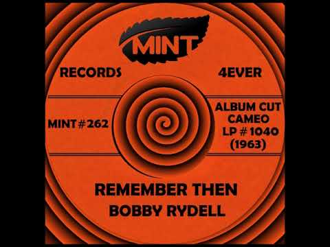 REMEMBER THEN, Bobby Rydell, (Cameo LP #1040) 1963