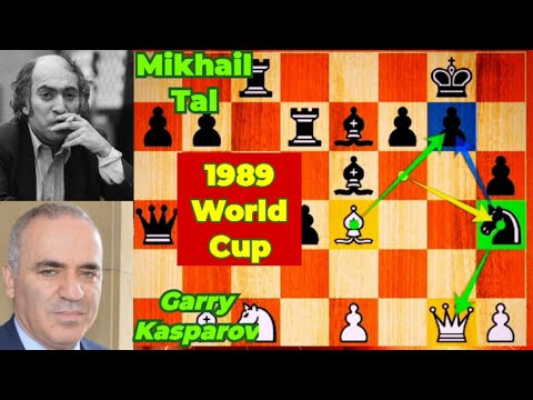 Garry Kasparov vs. Mikhail Tal | Epic Chess Battle! 1989 World Cup