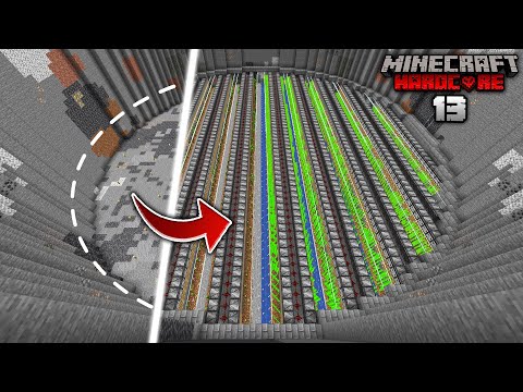 TheBestCubeHD - I Build a HUGE Sugarcane and Bamboo Farm in Minecraft Hardcore... (#13)