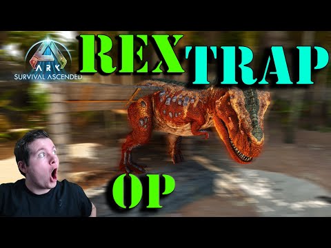 The Best Rex Trap You Have Ever Seen in Ark Survival Ascended 2025 - HOW TO 2025