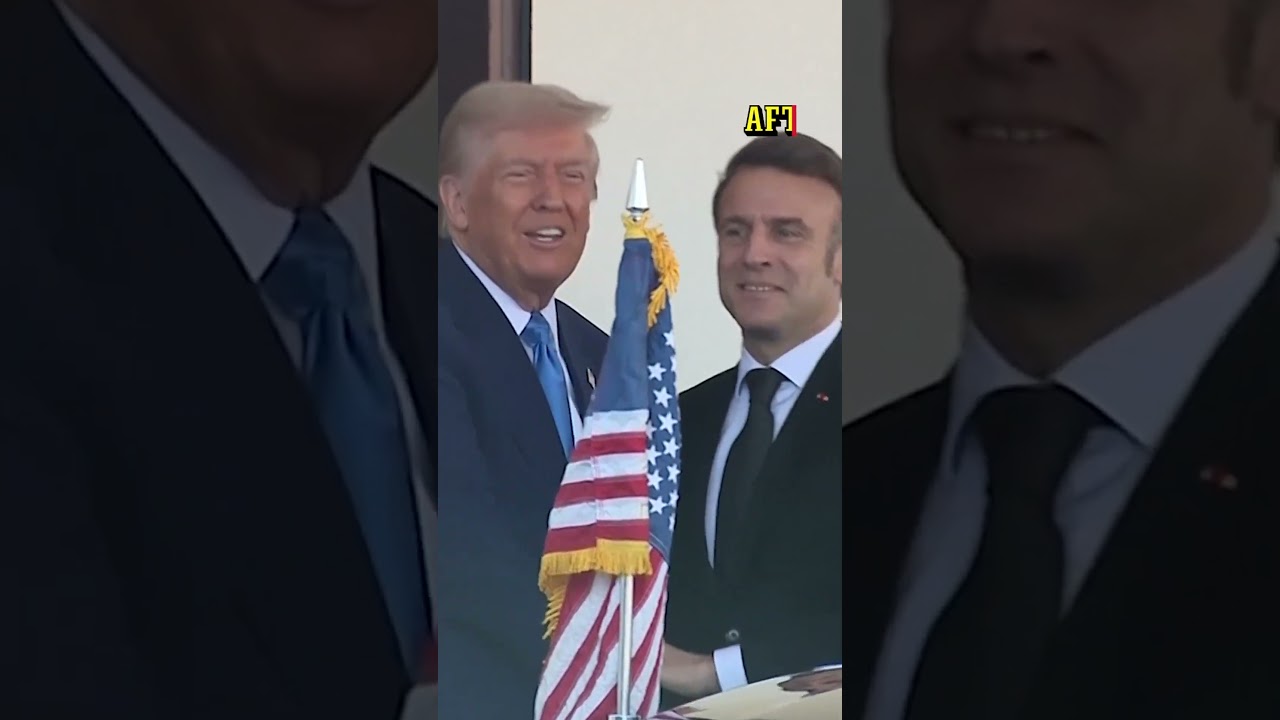Trump vs. Macron – handslag med ”maskulin dominans”