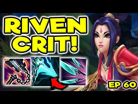 HOW BROKEN IS RIVEN WITH CRIT ITEMS? (TRY THIS) - S11 RIVEN TOP GAMEPLAY (Season 11 Riven Guide) #60