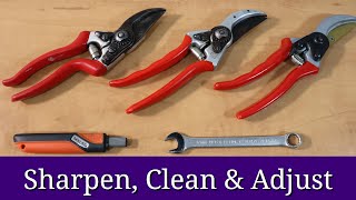 Sharpen Pruners (Bypass Pruners & Loppers)