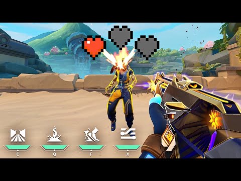 1v1 vs EVERY Rank, But I Have 3 Lives (Iron to Radiant)