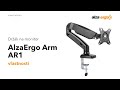 Držiaky a stojany na TV a monitory AlzaErgo Arm AR1.1 APW-EGARS01B