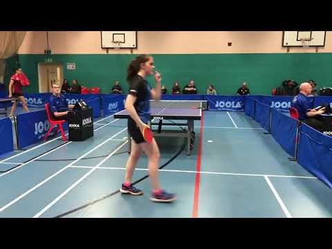 Sienna Jetha vs Mia Lakhani --- Cadet National Cup 2022/23 at Joola Plymouth Table Tennis Club
