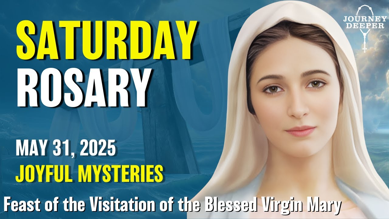 Saturday Rosary 🤍 Joyful Mysteries Rosary 🤍 May 31, 2025 VIRTUAL ROSARY