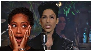 FIRST TIME REACTING TO | Prince on the Jay Leno show singing &quot;Somewhere Here on Earth&quot;
