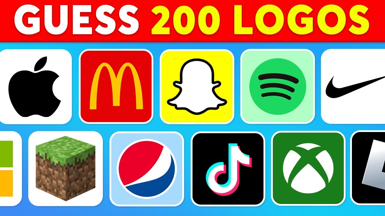 Guess the Logo in 3 Seconds | 200 Famous Logos | Logo Quiz 2024
