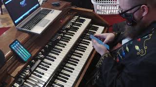 Backing The Preacher/Praise Break - Greater Mt Sinai COGIC - 1/4/26 - Dan "Spiffy" Neuman on organ