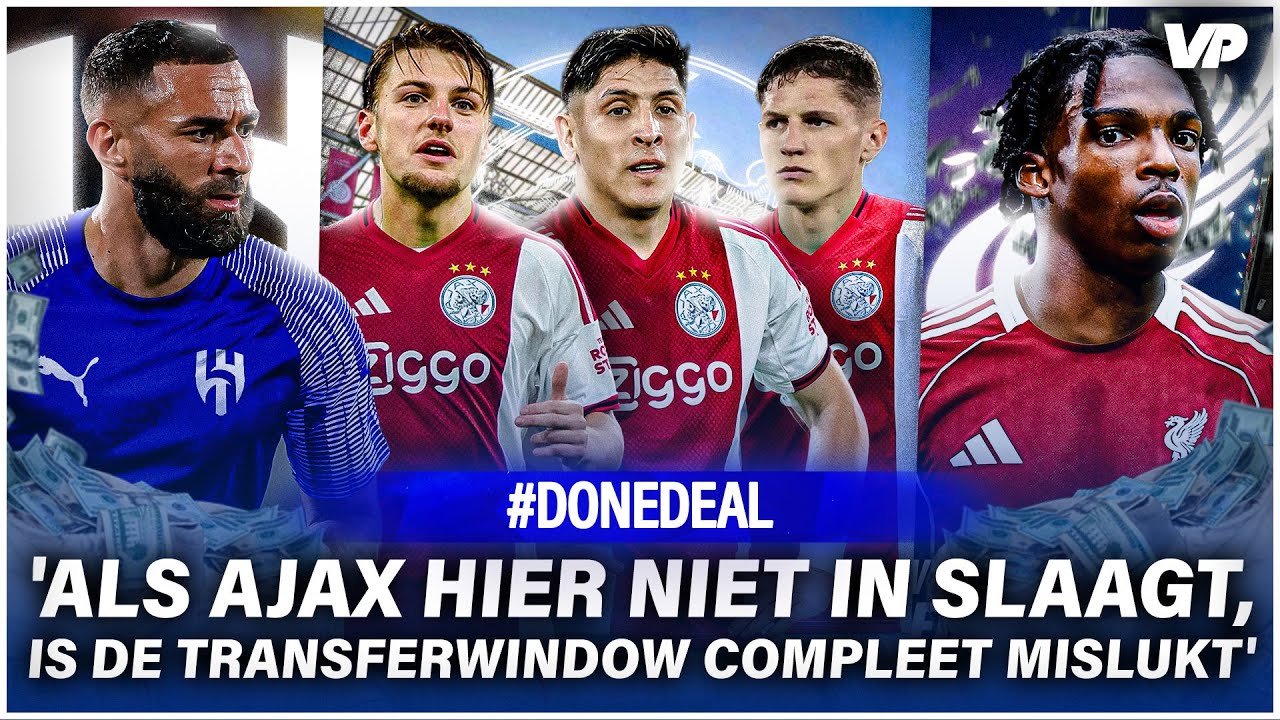 #DoneDeal LIVE om 10.30 uur: 'De nummer zes voor Ajax gaat er écht komen'