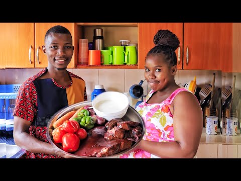 Ugandan Food: A Surprising Liver Recipe Made with Milk instead of Water